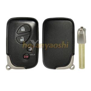 Lexus 4 Buttons Smart Key Shell with Emergency Key Insert