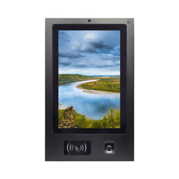 Cheap 21.5 Inch Embedded Touch Panel PC With NFC Fingerprint Recognition Camera And Microphone for sale