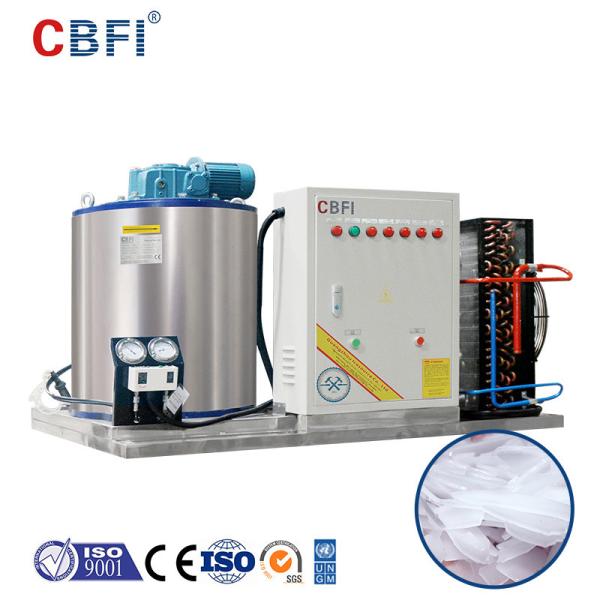 Cheap 1 Ton Per Day Flake Ice Machine For Concrete Cooling for sale