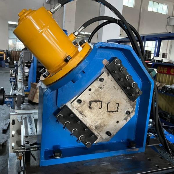 Cheap Auto Joint Box Beam Roll Forming Machine Supermarket Storage Rack System for sale