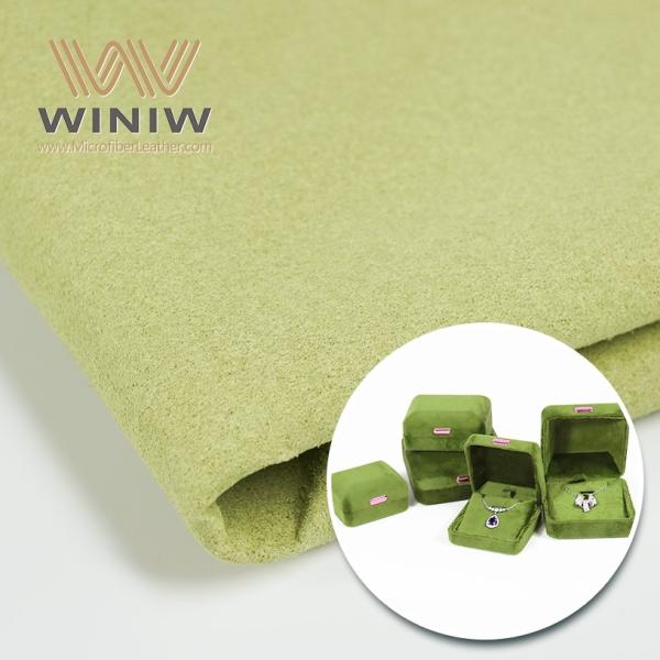 Cheap No Fading Microsuede Synthetic Suede PU Material Ultra Suede Leather For Display Stands for sale