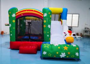China 3.55*3.3*2.5m Inflatable Sports Games / Inflatable Unicorn Bouncer With Slide on sale