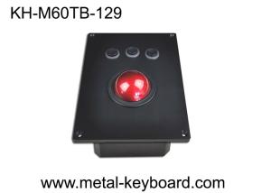 China 60mm Red Resin Industrial Trackball Mouse USB Interface and Long-Lasting Performance on sale