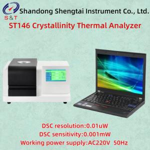 China Pharmacopoeia Crystallization Thermal Analyzer Rate 0.1-100 ℃/Min DSC resolution 0.01uW on sale