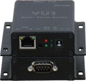 China 1 Port SCADA Serial Server Solution , Industrial Edition VU1 Serial Port Server  AC220V on sale