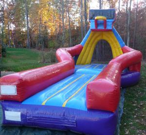 Best Slamdunk Large Inflatable Basketball Game Shooting With Runway wholesale