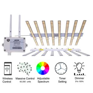 0-10V Dimming Bar LED Grow Lights With Timer Multiple Time Slices Setting