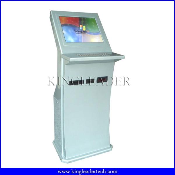 Cheap Payment kiosk with brand SAW touchscreen and LCD   custom kiosk design TSK8004 for sale