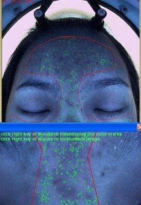 Cheap RGB Moisture Skin Analyzer Machine , Moisture Analysis with 3D Function for sale