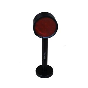 Expandable Rechargeable Red 2.2Ah Signal Flashlight For Road Safety