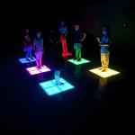 Interactive Floor Tiles LED Jumping Grid Interactive Game For Entertainment