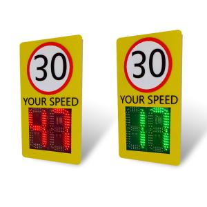 Best Custom Text LPR Radar Speed System With Iron Material Traffic Speed Sign wholesale