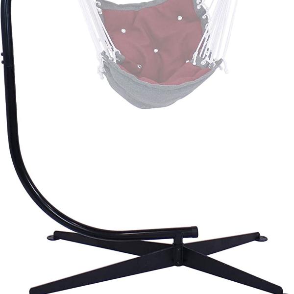 Cheap Customized Color Metal C Style Type Frame Hammock Chair Stand Easy Collapsible Design for sale
