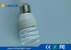 Cool White High Lumen Cfl Bulbs , Half - Full Spiral 18 Watt Light Bulb 62 LM / W