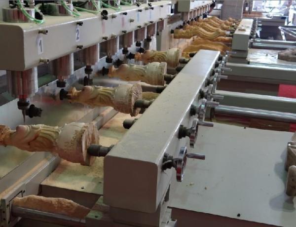 Cheap 4d cnc milling router with 8 heads for sale