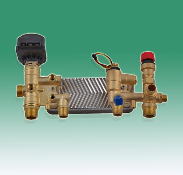 Cheap Water circuit module of plate changing wall hanging furnac,Plate change wall-mounted boiler,Brass material,Rohs for sale