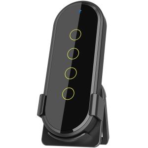 Best Tuya ZigBee 4 Gang Smart Scene Switch 12 Custom Scenes, Touch Control, Remote Operation, Smart Life App Compatible wholesale