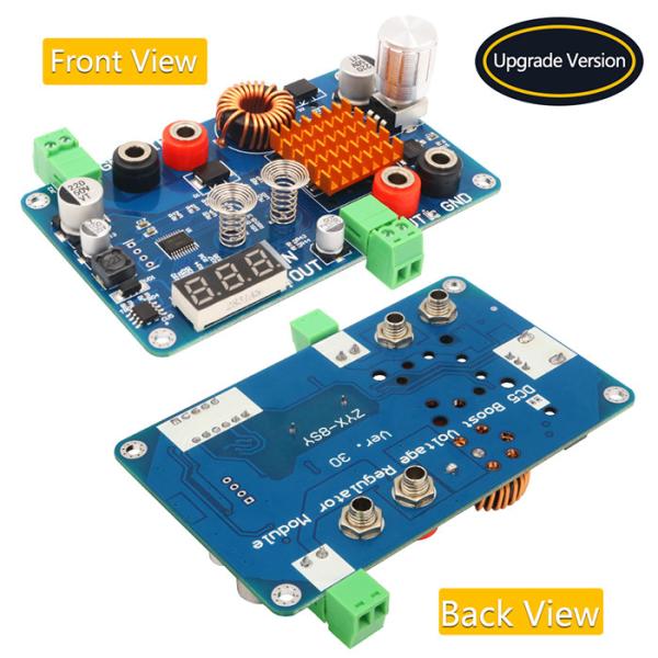 Cheap Boost Converter, DC 5-32V To 5-45V 3A, With Voltage Display And Touch Sensor Switch for sale