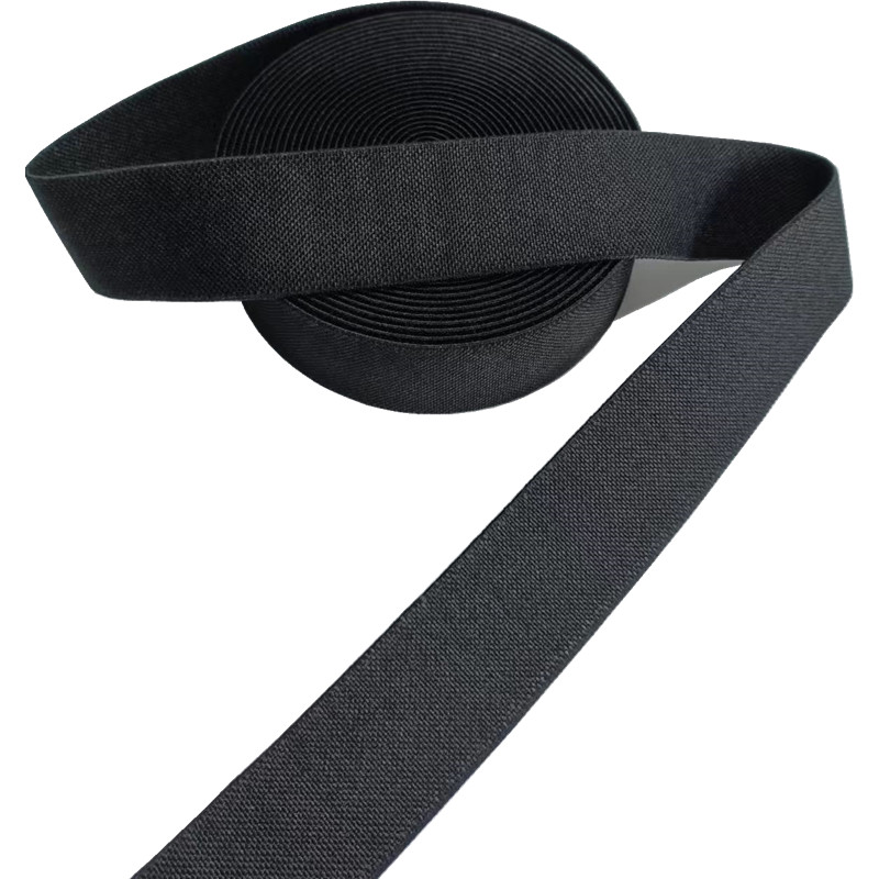 Plain Polyester Custom Color Woven Elastic Webbing for Waistband