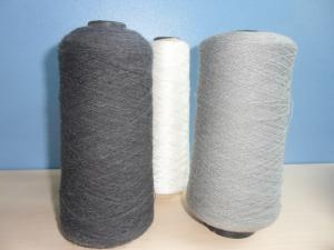 China ROHS Stainless Steel 12um Silver Conductive Yarn Oxidation Resistant on sale