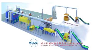 waste lithium ion battery recyling machine 1.5tons per hour