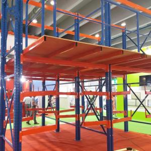 China Full Easy Assembled Mezzanine Floor Racking System Steel Material For Cold Room on sale