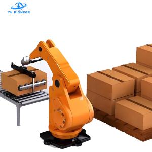 Best High Precision Robot Palletizer System with 3150mm Arm Span and ±0.4mm Repeated Positioning Accuracy for Efficient Palletizing wholesale