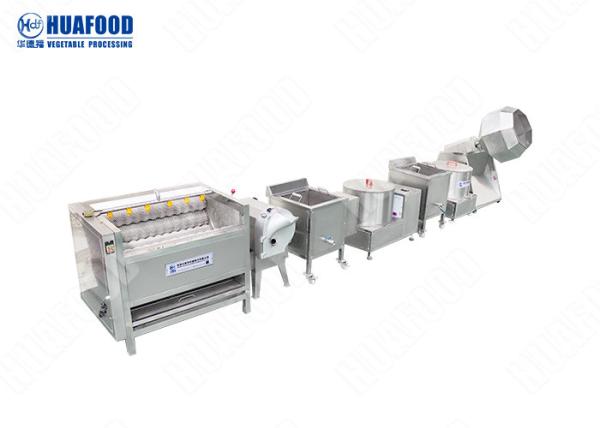 Cheap Semi Automatic Potato Chips Making Machine / Fresh Potato Chips Machine for sale