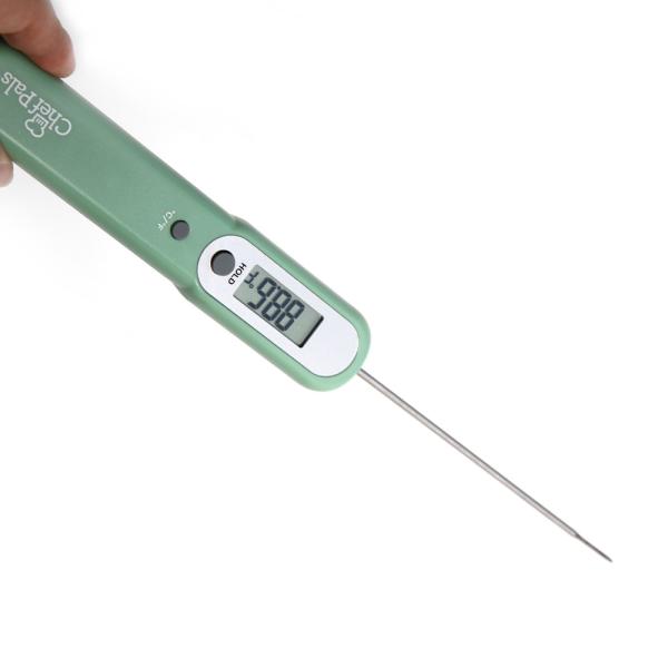 Cheap Battery Free Instant Read Digital Thermometer Kinetic Meat With Probe for sale