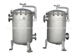 Inline Bottom Carbon Steel Multi Bag Filter Housing 150PSI