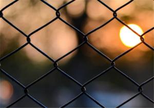 China 9 Gauge X 2 Chain Link Fence Fabric , Galvanized Chainlink Fencing Longlife on sale
