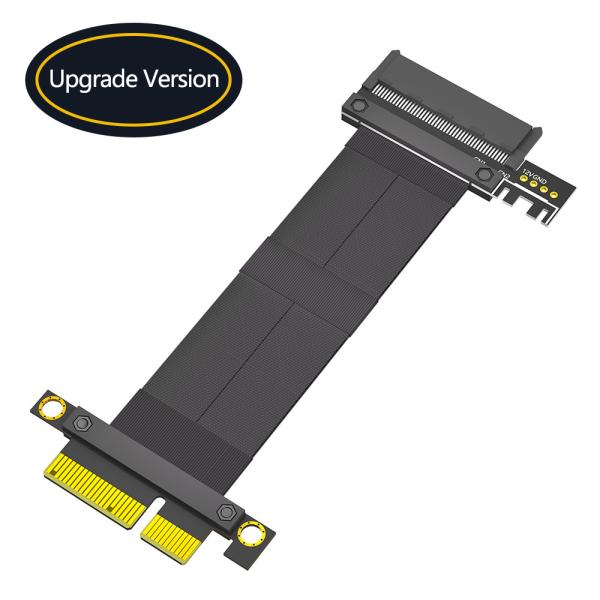 Cheap 180 Degree SFF-8639 (U.2)  To PCI-E 3.0 4X Ribbon Extender Cable for U.2 NVME SSD High speed transmission without delay for sale