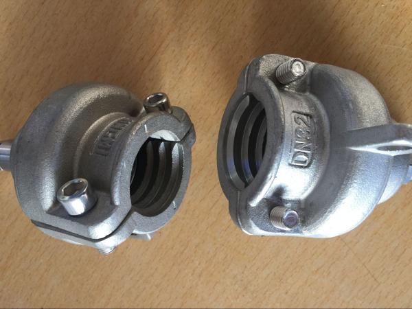 Cheap Half Round Pot Shape φ32mm Metal End Caps For Pipe Casting High Precision for sale