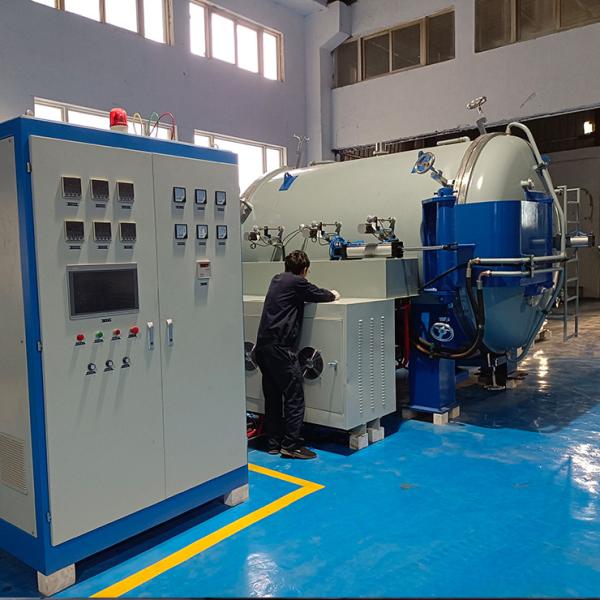 Cheap 1800C Vacuum Carbonization Induction Furnace Horizontal Structure With PLC Control for sale