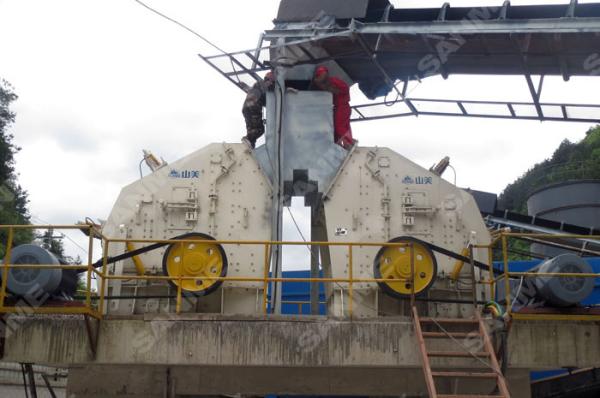 Cheap Reliable Operation Impact Crusher Machine , VSI Crushers Stable Performance for sale