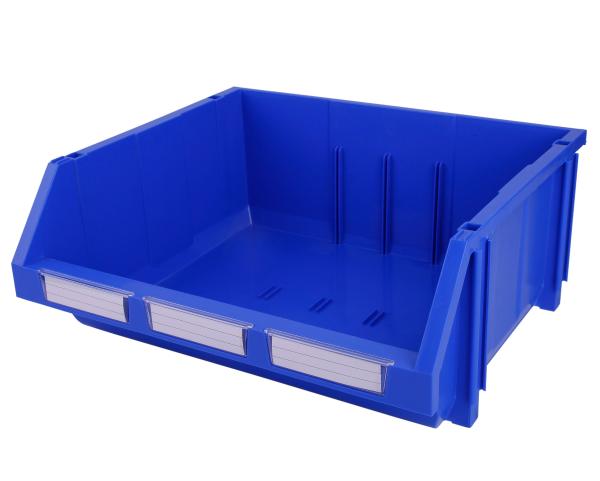 Cheap Space-Saving Workshop Storage Stackable Shelf Bin with Divider and Solid Box Shelving for sale