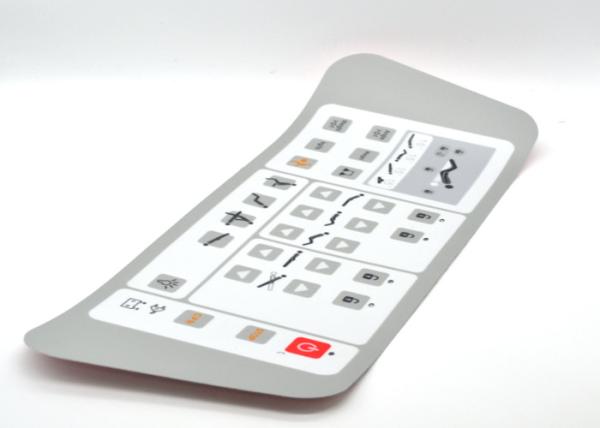 Cheap Square Embossed Buttons Membrane Switch Panel Keypad For Medical Instruments for sale