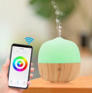 China Smart Voice Ultrasonic Wifi Aromatherapy Essential Oil Diffuser on sale