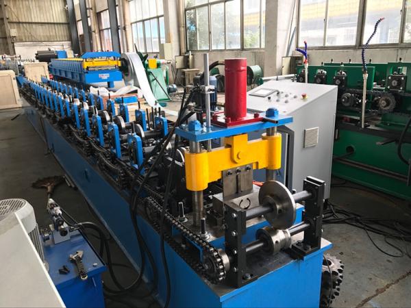 Cheap Cr12 Roller Ceiling Roll Forming Machine Double Head Decoiler 5.5kw for sale