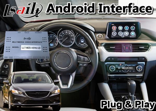 Cheap Lsaitl Android Multimedia Video Interface for Mazda 6 2014-2020 Car MZD Connect System , GPS navigation Mirrorlink for sale