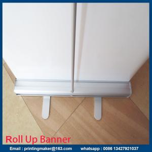 China Small Size Aluminum Pull Up Stand Retractable Printed Banner on sale