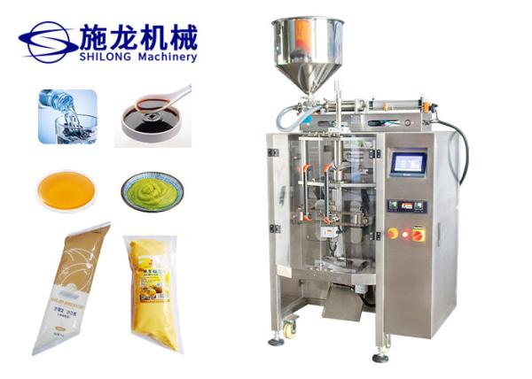 Cheap CPP 45deg Angle Sauce Bag Automatic Liquid Packing Machine SS304 Tomato Paste for sale