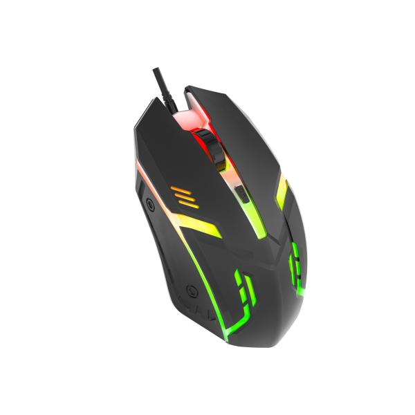 Cheap Gradient LED Lighting Multi-level Adjustable DPI Setting Equipped With 8108 Chip Gaming Mouse For Gamers And Office User for sale