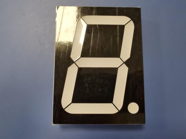 Cheap Single Digit 4" 20mA 635nm 7 Segment LED Display 35mcd for sale