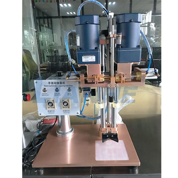 Cheap Semi Automatic Bottle Capping Machine 220V/110V With 4 Rollers for sale