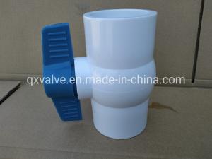 Professional OEM Support NBR PP Channel Straight Through Type Compact PVC Ball Valve