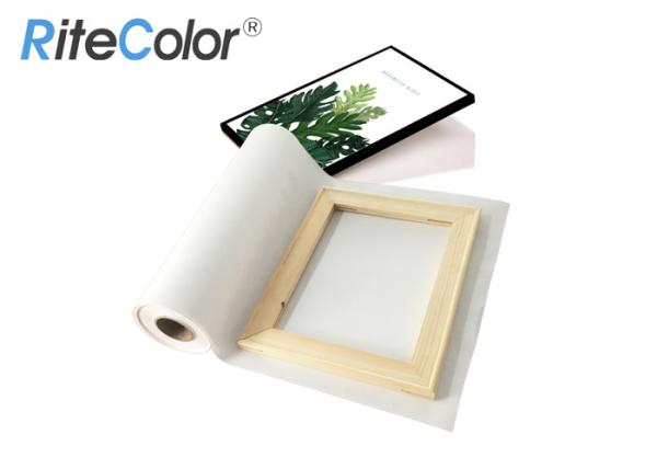 Cheap Artist Matte Large Format Printing Canvas / Pigment Inkjet Printing Polyester Canvas for sale
