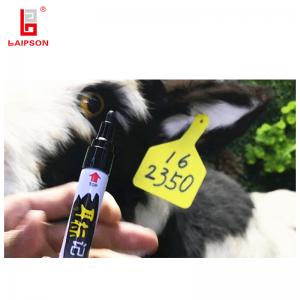 Best Non Toxic Permanent Marker Pen , Z Tag Marking Pen For Marking Indentification Tags wholesale