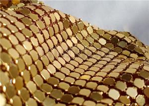 Anodized Aluminium Sequin Metal Mesh Fabric Used As Room Curtains