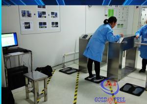 China Android ESD Turnstile Gate System 8 Inch Touch Screen Tablet Combo Wrist / Foot Pedal on sale